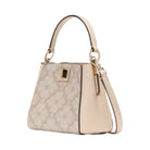 Kate Spade Flower Pvc Mini Top Handle Crossbody Dark Beige Multi