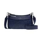 Kate Spade Duet Quilted Fabric Small Crossbody Parisian Navy