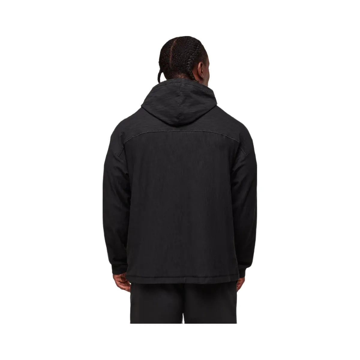 Gymshark Lightweight Slub Textured Hoodie - Black