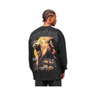 Gymshark Lion Graphic Long Sleeve T-Shirt - Black