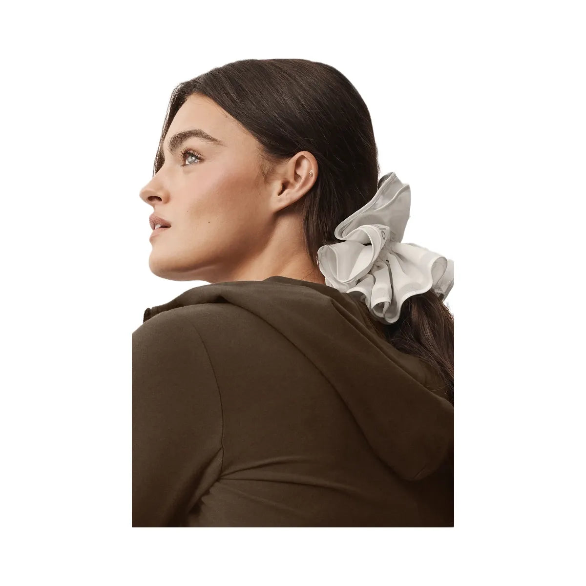 Alo Mesh Sweet Nothing Oversize Scrunchie - Ivory