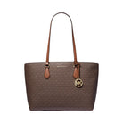 Michael Kors Sheila Large Signature Logo Tote Bag Brown