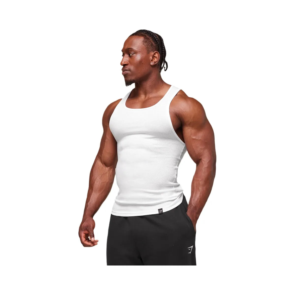Gymshark Ribbed Tank 3 Pack - White