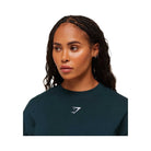 Gymshark Power Oversized T-Shirt - Deep Petrol Blue/Smoke Blue