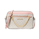 Michael Kors Jet Set Large Logo Crossbody Bag Pwd Blsh Mlt