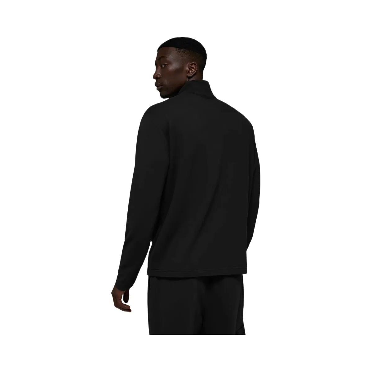 Alo Men's Double Take Long Sleeve 1/4 Zip - Black