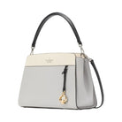 Kate Spade Madison Medium Top Handle Satchel Platinum Grey Multi
