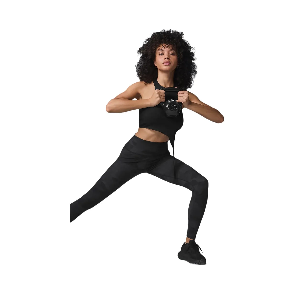 Alo Women's High-Waist Camo Vapor Legging - Black Camouflage