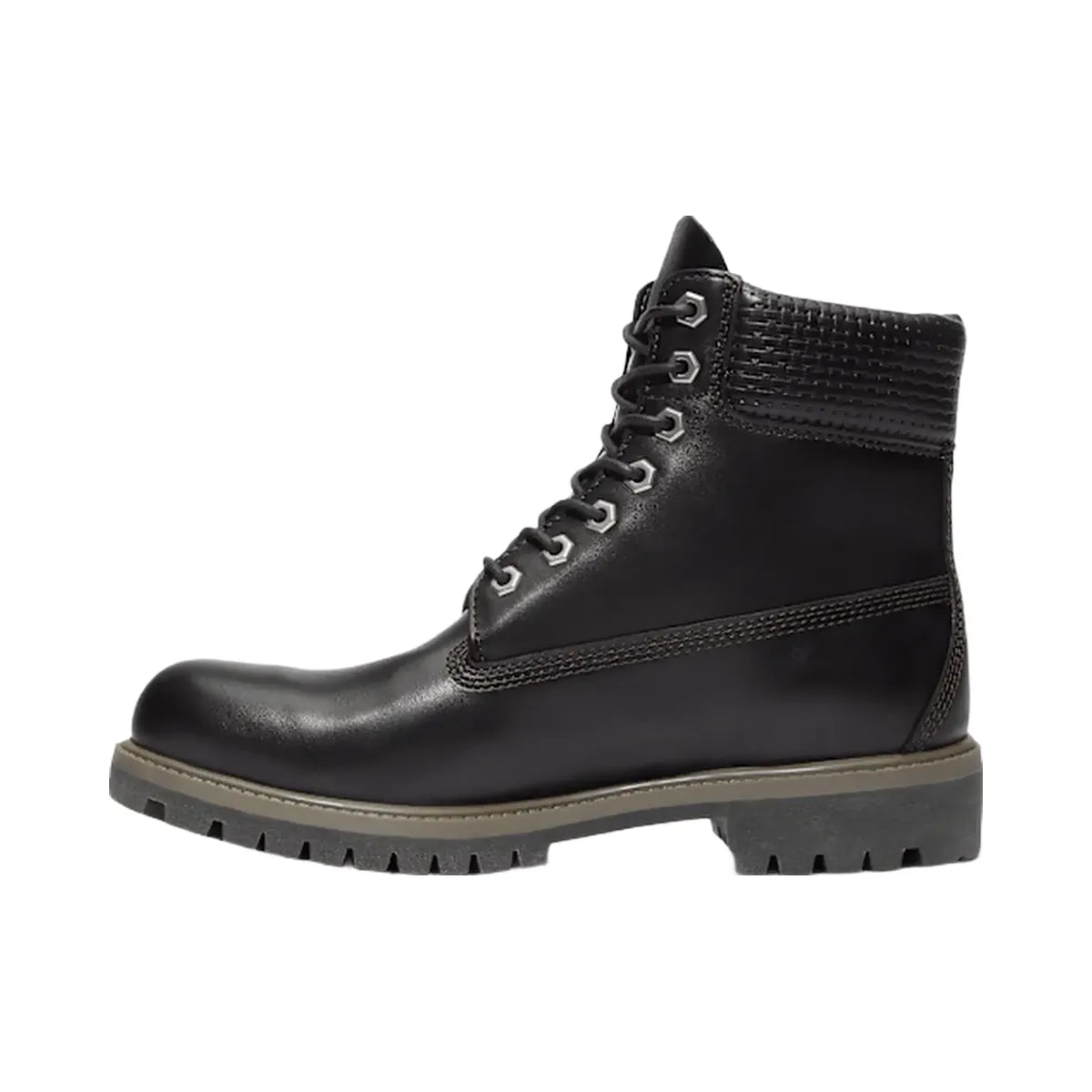 Timberland Premium 6-Inch Waterproof Boot Black Full-Grain/Dark Brown Men'S