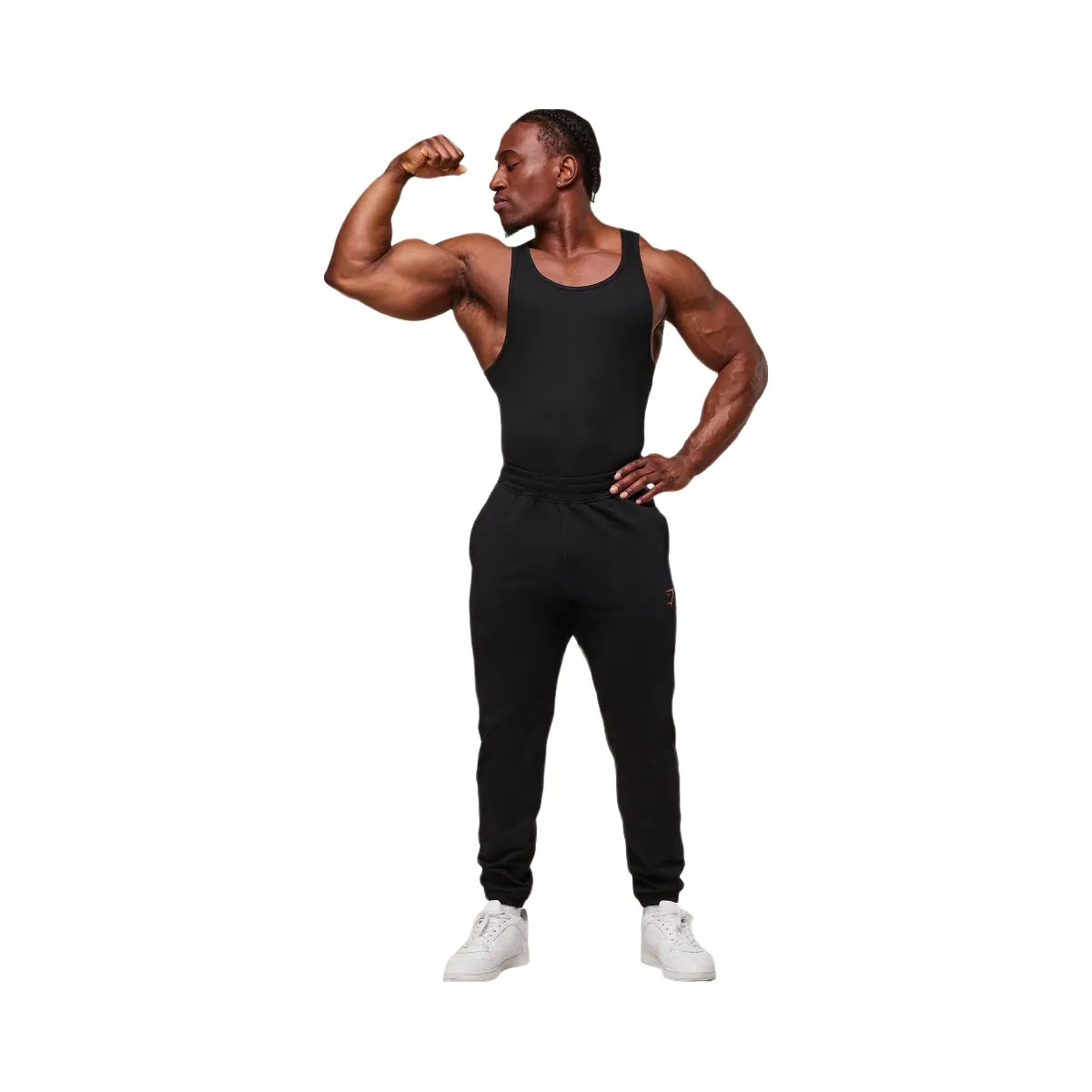 Gymshark Prime Joggers - Black/Vivid Red