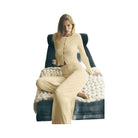 Alo Women's Mid-Rise Dreamlight Straight Pant - Candlelight Yellow