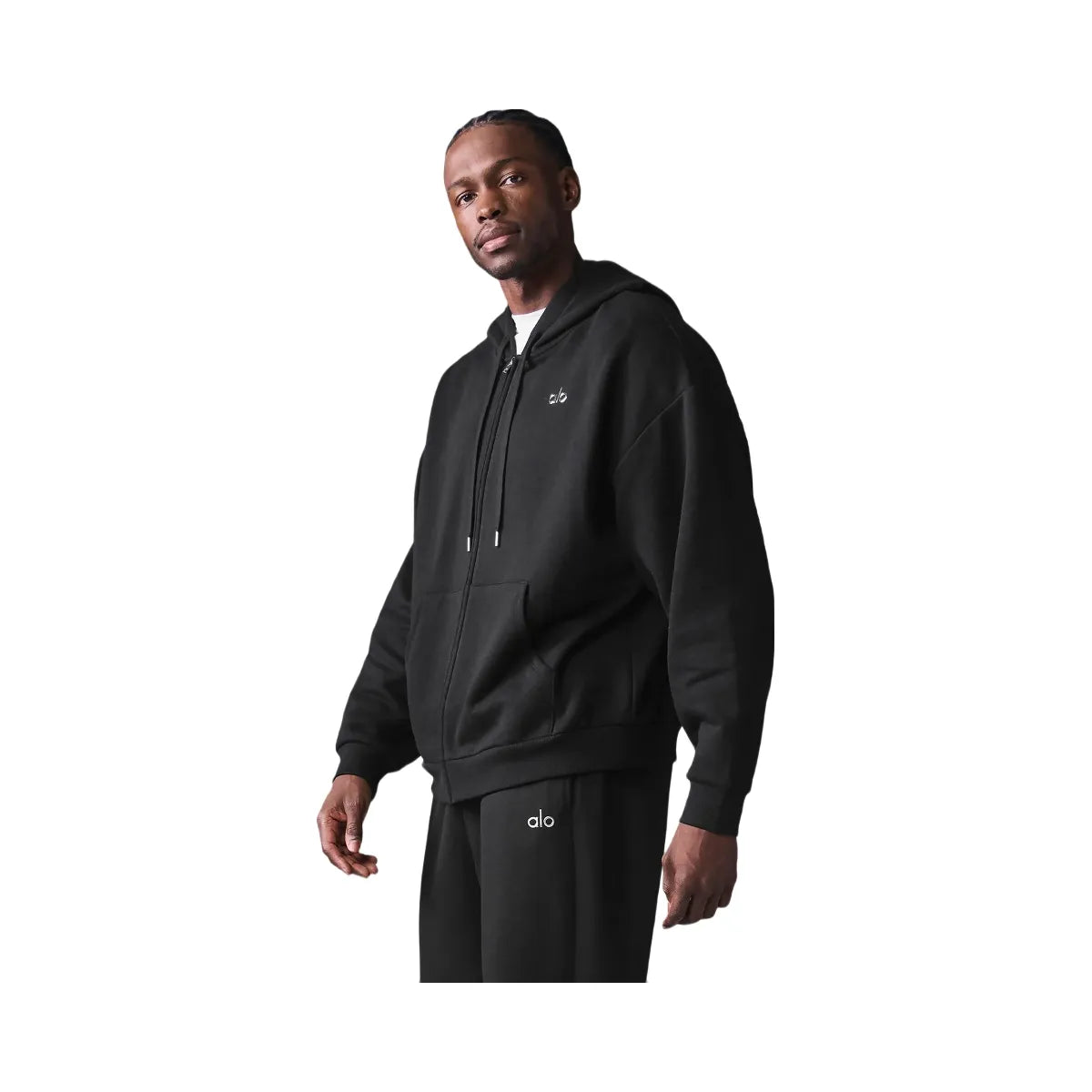 Alo Accolade Full Zip Hoodie - Black