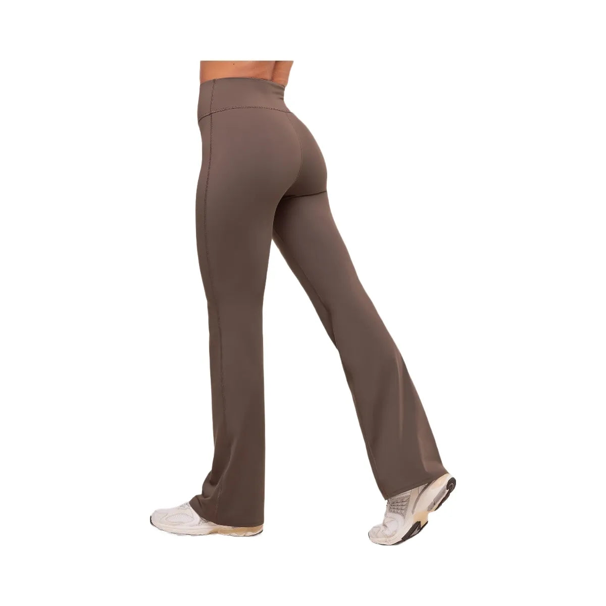 Gymshark Twist Front Straight Leg Legging - Walnut Brown