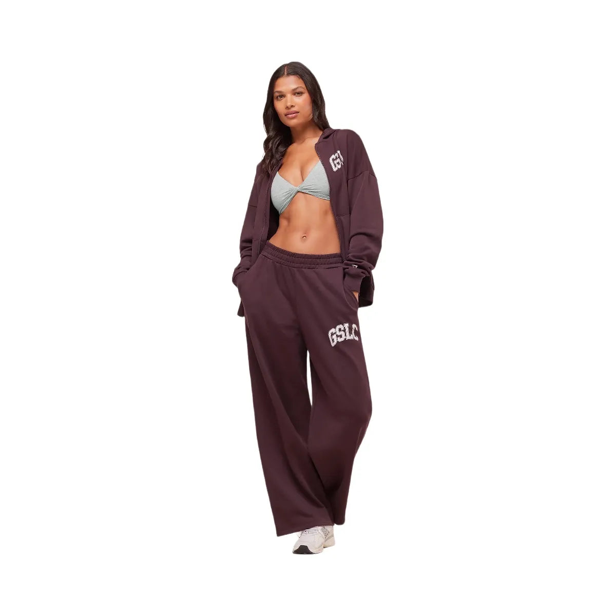 Gymshark GSLC Lifting Club Straight Leg Joggers - Cherry Purple