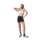 Alo Women's 5" Airbrush High-Waist Biker Short - Black