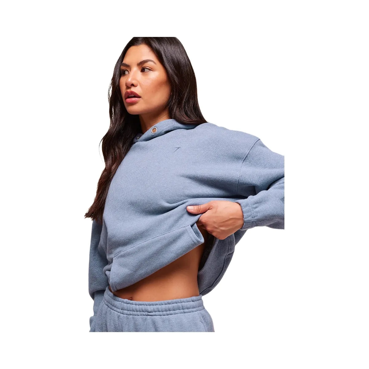 Gymshark Rest Day Sweats 2.0 Oversized Hoodie - Bros Worn Blue Marl