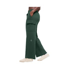 Alo Women's Scholar Knit High-Waist Cargo Pant - Clover Green