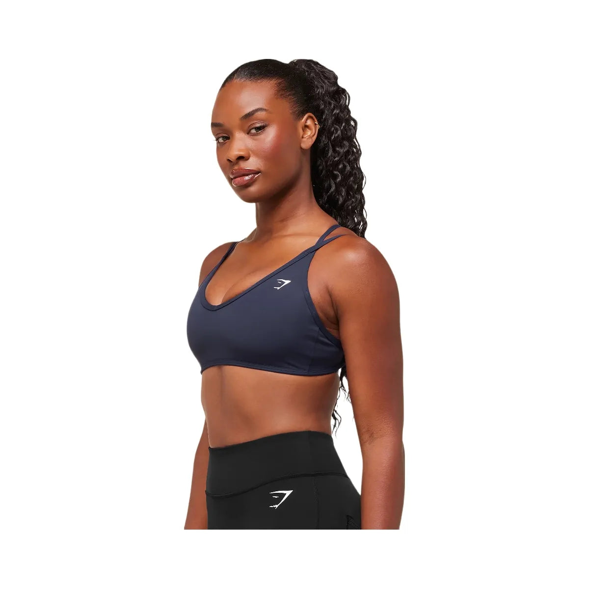 Gymshark Back Gains Sports Bra - Heavy Blue