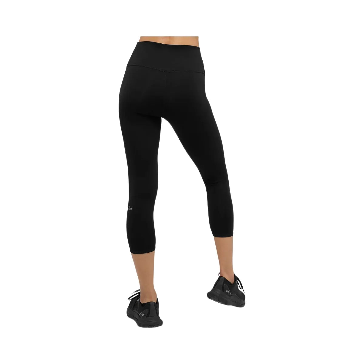 Alo Women's High-Waist Airbrush Capri - Black