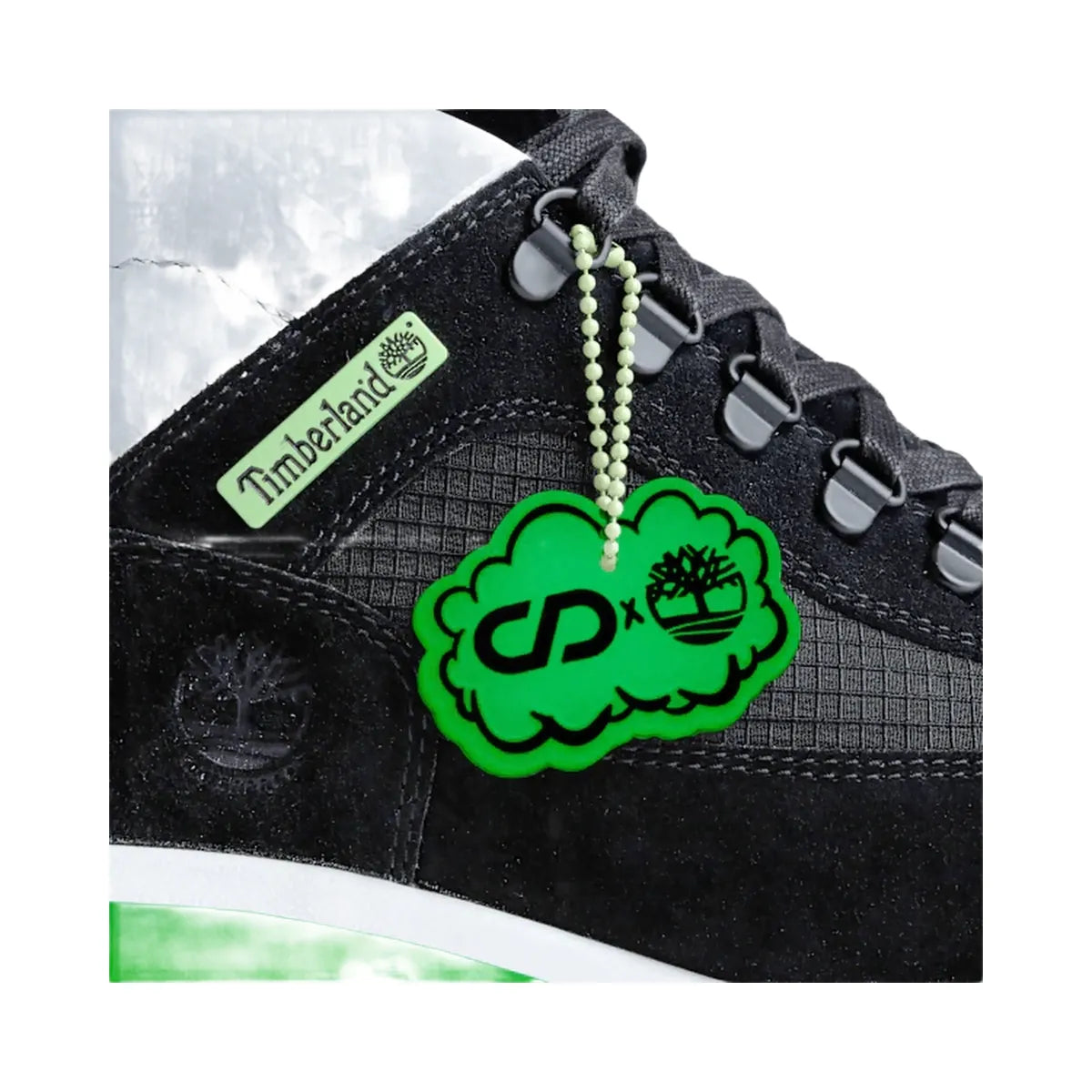 Timberland Cnstnt: Dvlpmnt Waterproof Field Boot Black Suede/Green Men'S