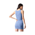 Alo Women's Ribbed Mesh Secret Dress - Crystal Clear Blue