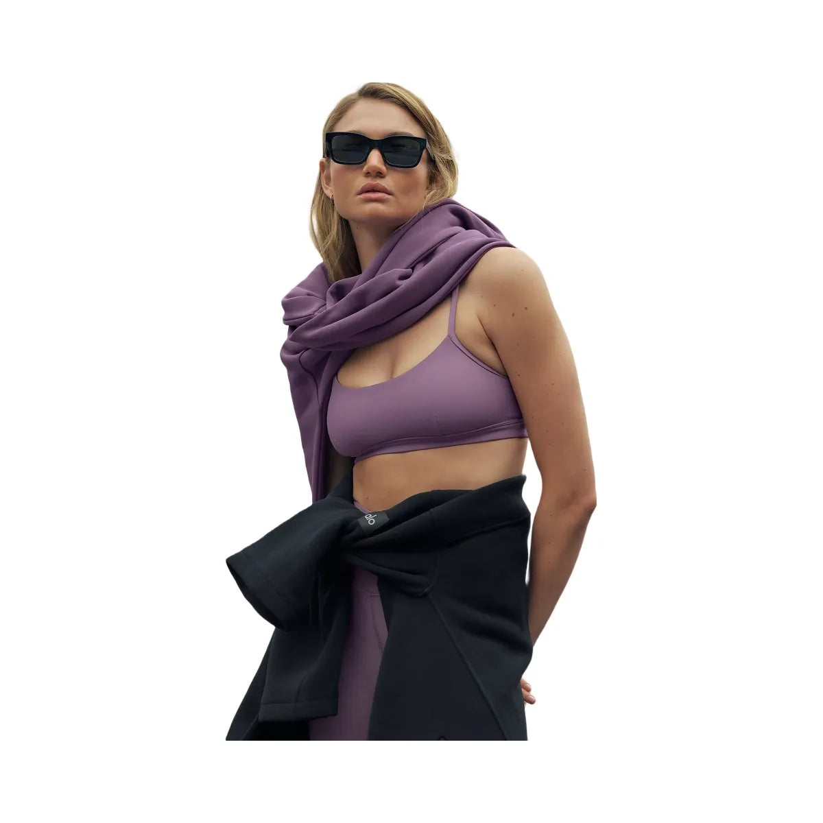 Alo Women's Airlift Intrigue Bra - Plum Kiss