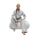 Alo Women's Cropped Serenity Coverup - Athletic Heather Grey