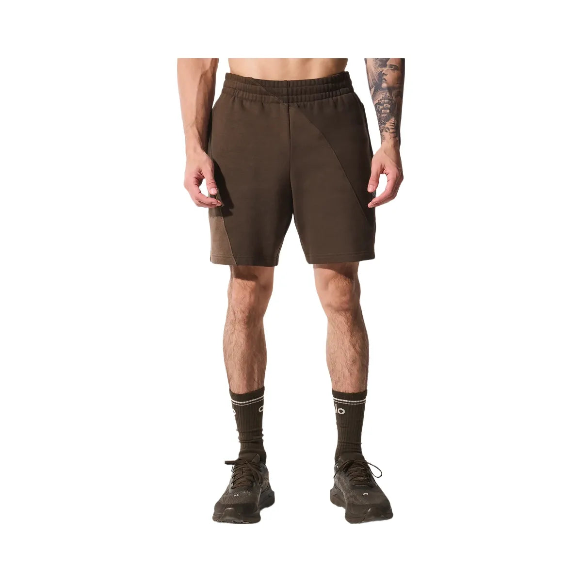 Alo Men's 7" Make Waves Short - Espresso Tonal