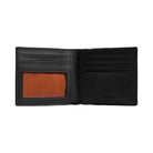 Coach Id Billfold Wallet In Signature Canvas Tan Black