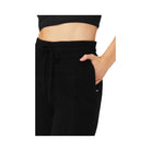 Alo Women's Cashmere Ribbed High-Waist Winter Dream Flare Pant - Black