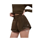 Alo Women's High-Waist Socialite Short - Espresso