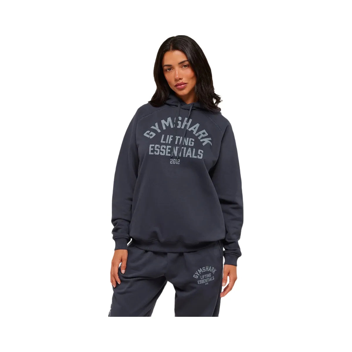 Gymshark Lifting Essentials Hoodie - Heavy Blue