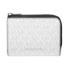 Michael Kors Cooper Signature Logo Folio Wallet Bright Wht