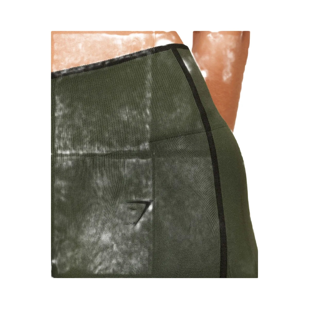Gymshark Everyday Seamless Contrast Legging - Winter Olive/Black