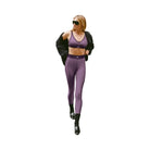 Alo Women's Airlift High-Waist 7/8 Line Up Legging - Plum Kiss