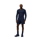 Alo Men's ALO Vapor Crewneck Long Sleeve - Navy
