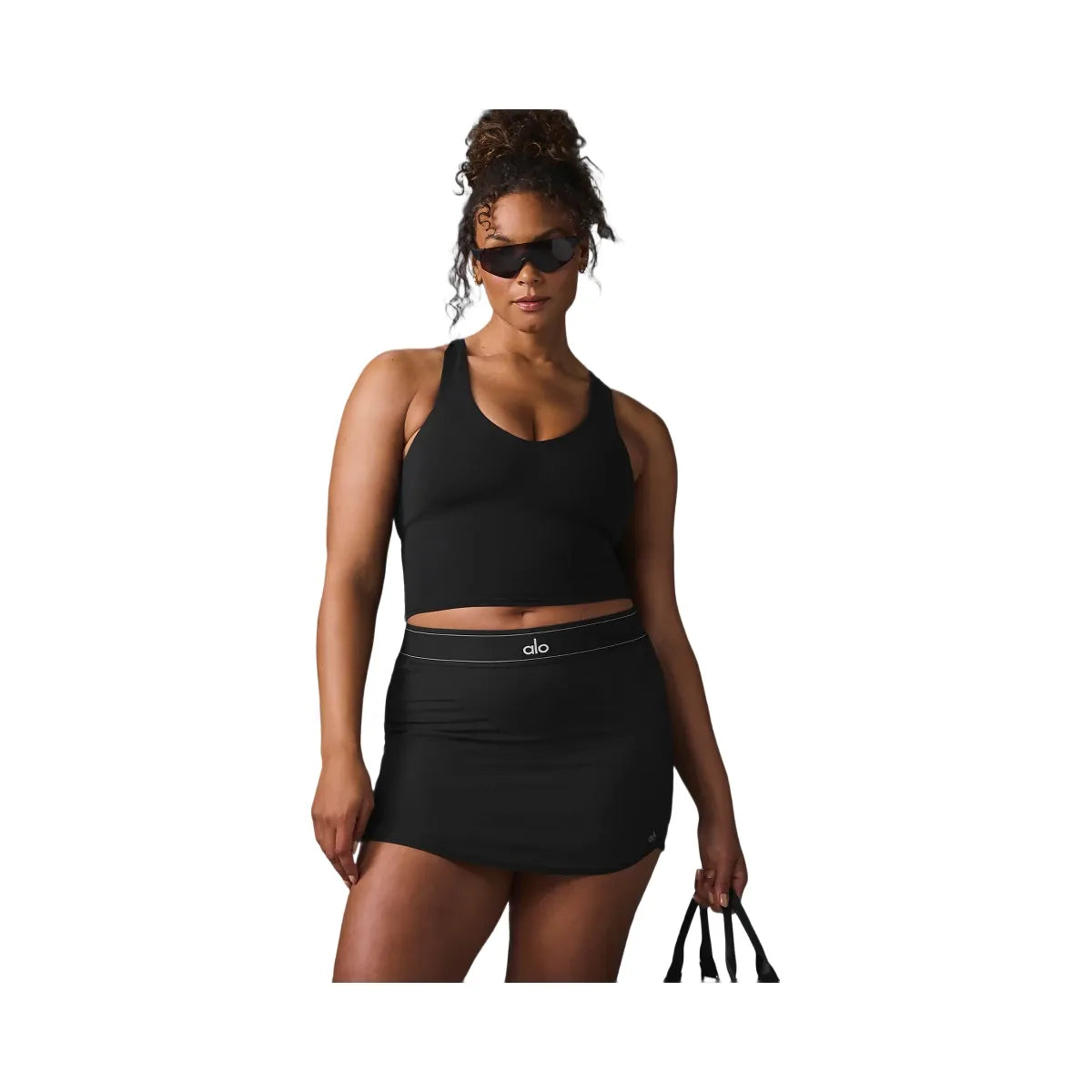 Alo Women's Airbrush Real Bra Tank - Black