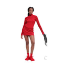 Alo Women's Denim Knit High-Waist Skirt - Bright Red