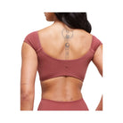 Gymshark Soft Sculpt Cap Sleeve Bralette - Washed Berry Pink