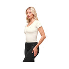 Gymshark Everyday Seamless Tight Fit Crew Neck Tee - Soft White