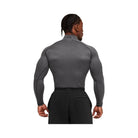 Gymshark Element Baselayer Mock Neck Long Sleeve T-Shirt - GS Black/GS Dark Grey Marl