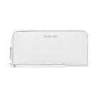 Michael Kors Large Pebbled Leather Continental Wallet Optic White