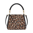Kate Spade Phoebe Small Spotted Leopard Top Handle Satchel Brown Multi