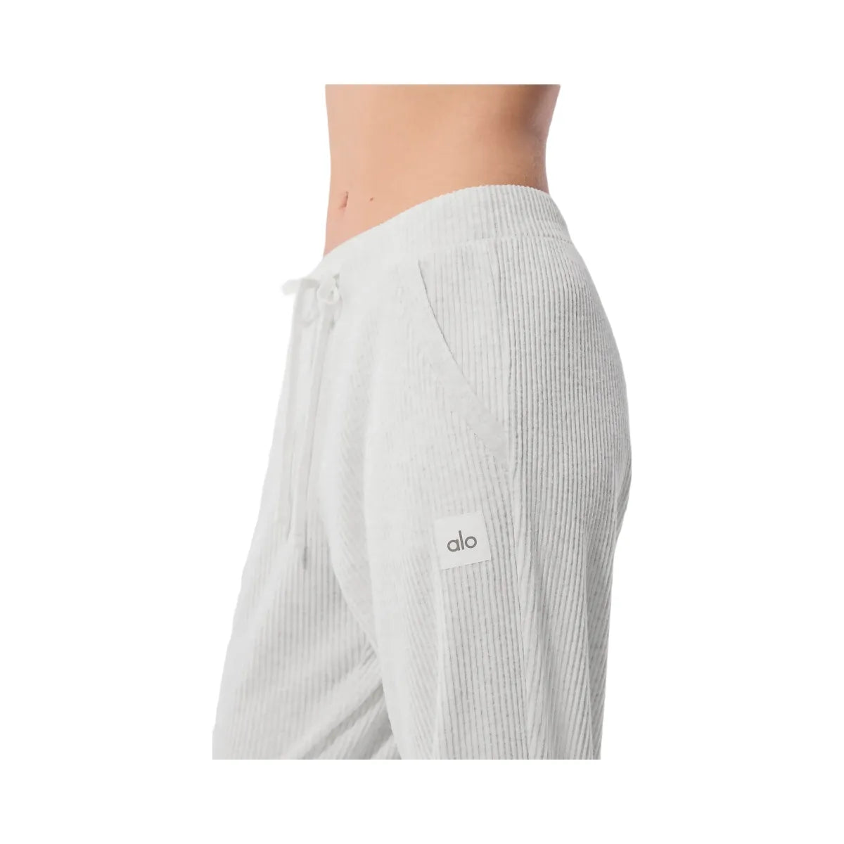 Alo Women's Muse Sweatpant - White Heather