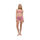 Alo Women's Sheer Glow Bra - Pink Wild Rose
