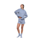 Alo Women's Cable Knit Winter Bliss Short - Winter Frost