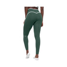 Alo Women's Airbrush High-Waist Race Pace 7/8 Legging - Clover Green/White