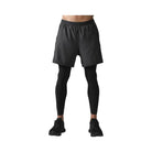 Alo Men's 5" Revival 2-in-1 Pant - Anthracite/Black
