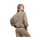 Alo Women's Accolade Crew Neck Pullover - Gravel