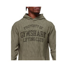 Gymshark Lightweight Slub Textured Hoodie - Utility Green